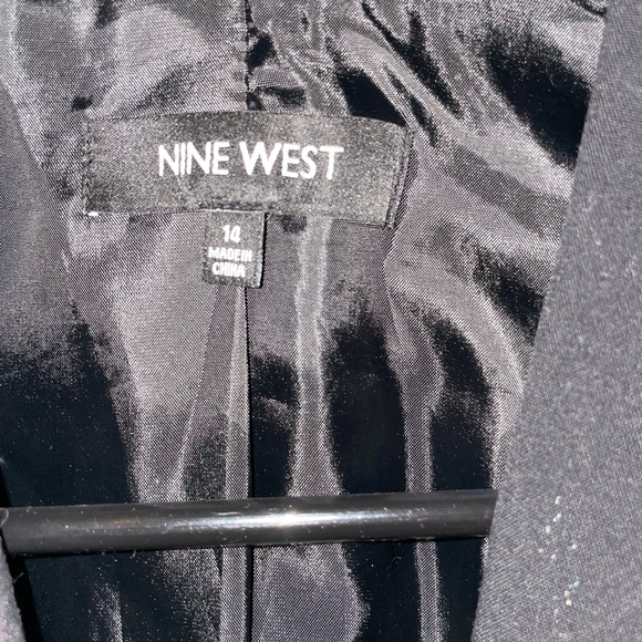 Nine West Black Blazer with lace Sleeves - Picture 2 of 3